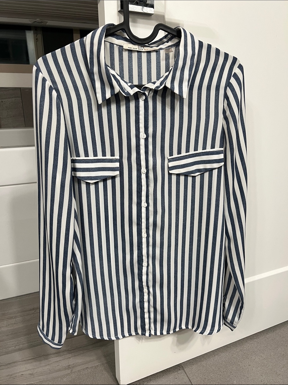 DEX Stripe Button-Down Shirt